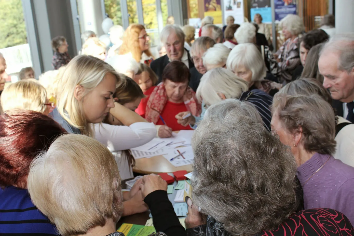 Eakate päeva töötubadesse registreerimine.