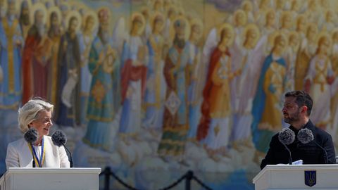 Von der Leyen teatas Kiievis Ukraina ja ELi droonileppest