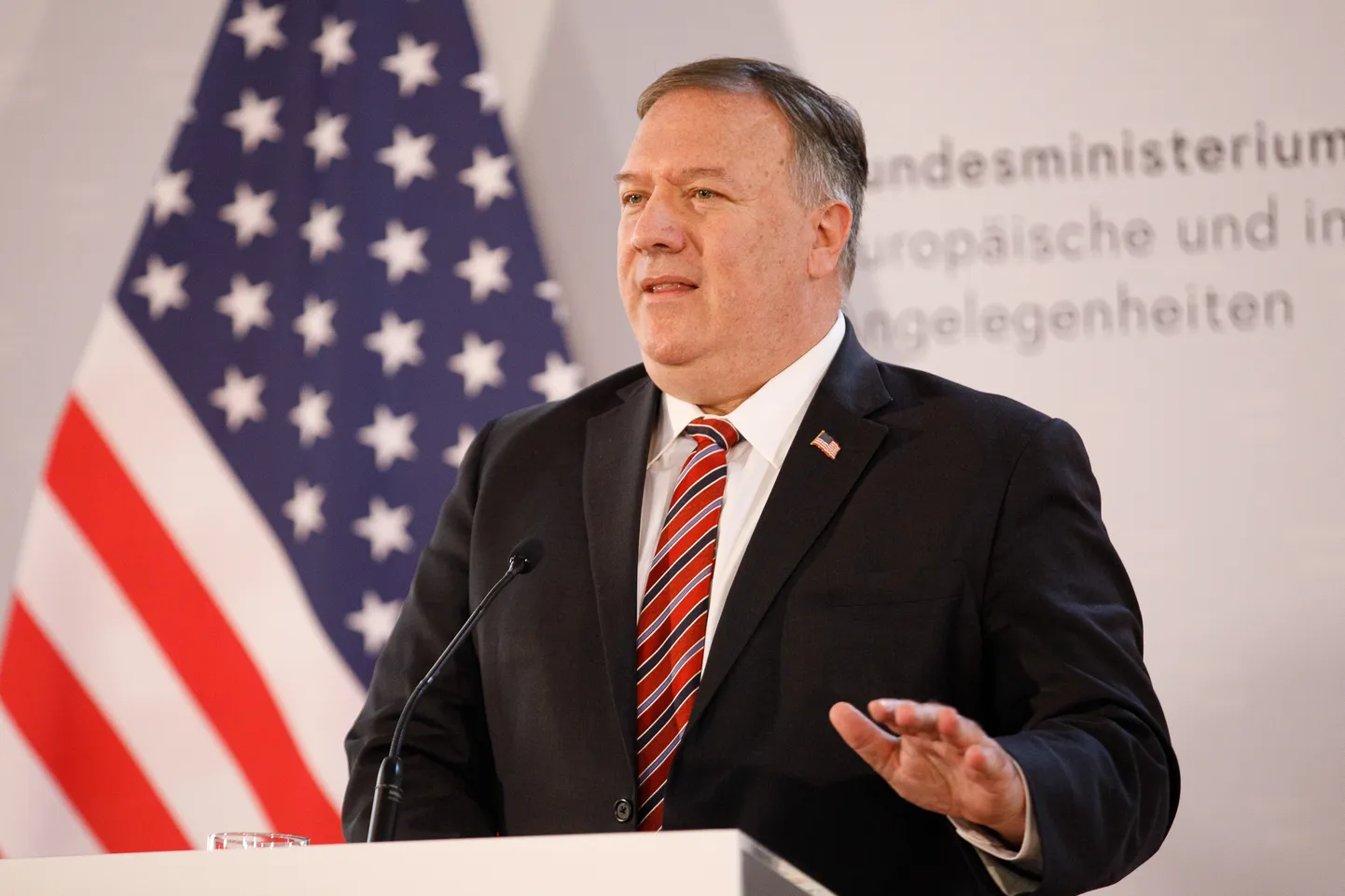 Bijušais ASV valsts sekretārs Maiks Pompeo.