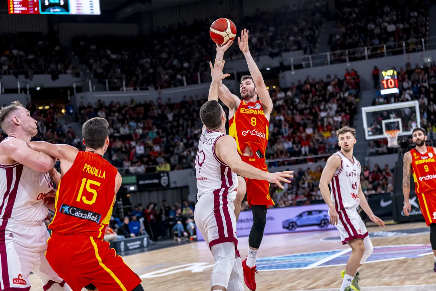 Spānijas basketbolists Dario Brisuela