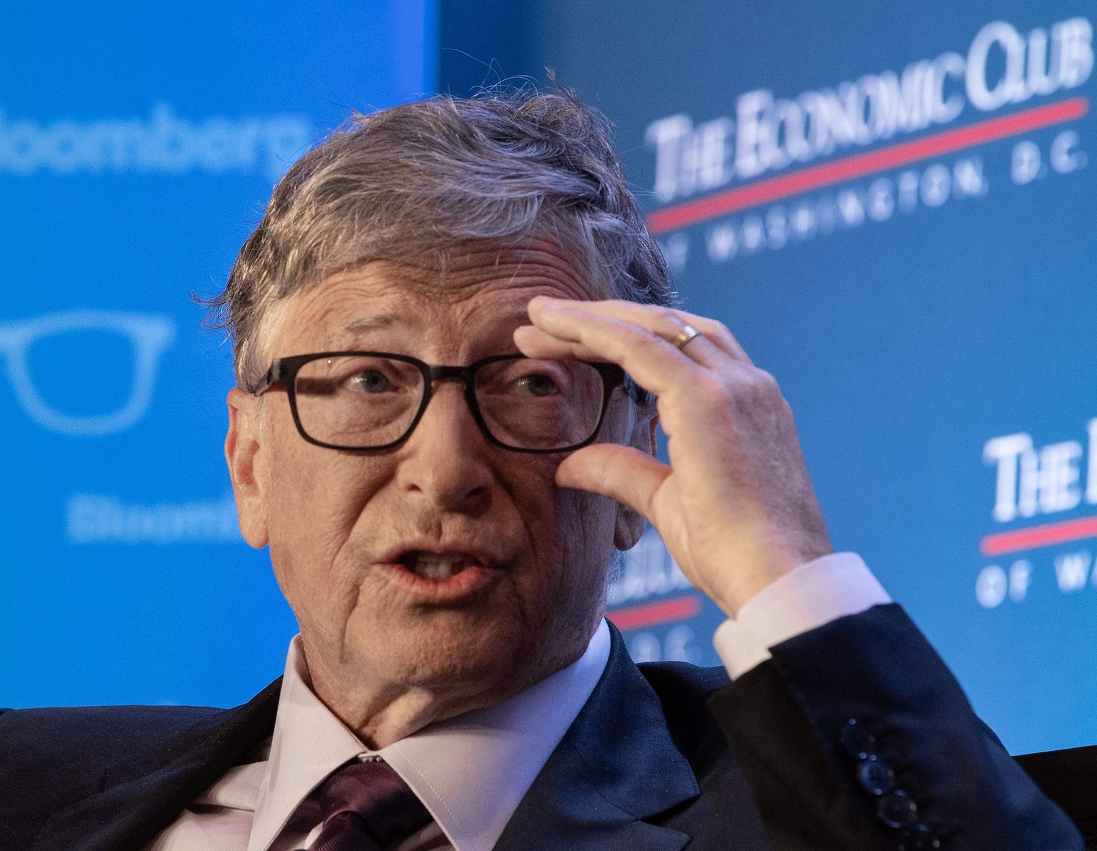 Bill Gates rääkimas 24. juunil 2019 Washingtonis majandusfoorumil