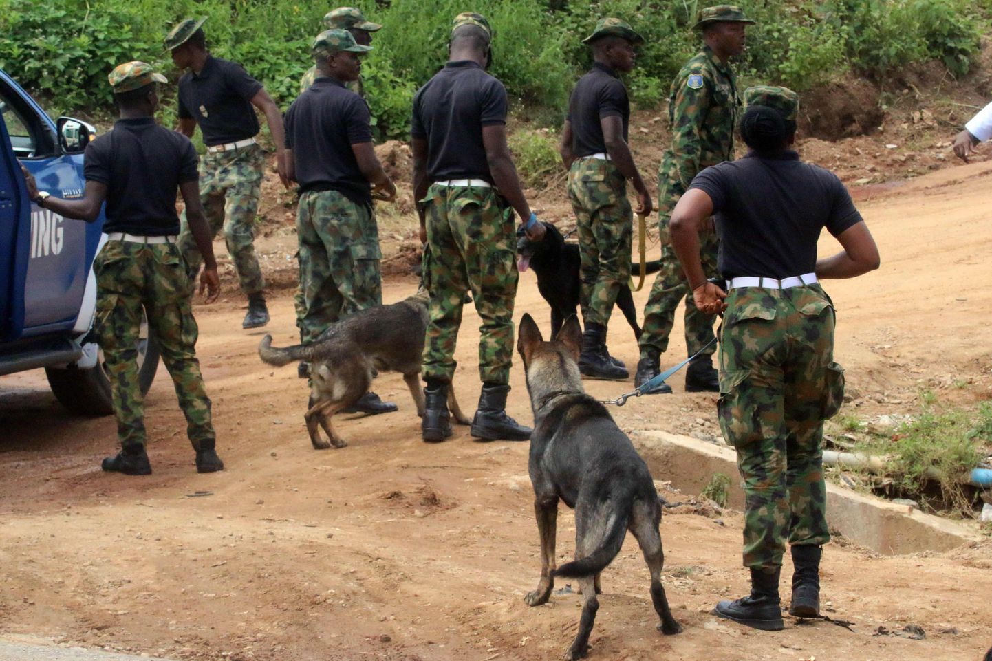 Nigeeria sõjaväepolitsei.