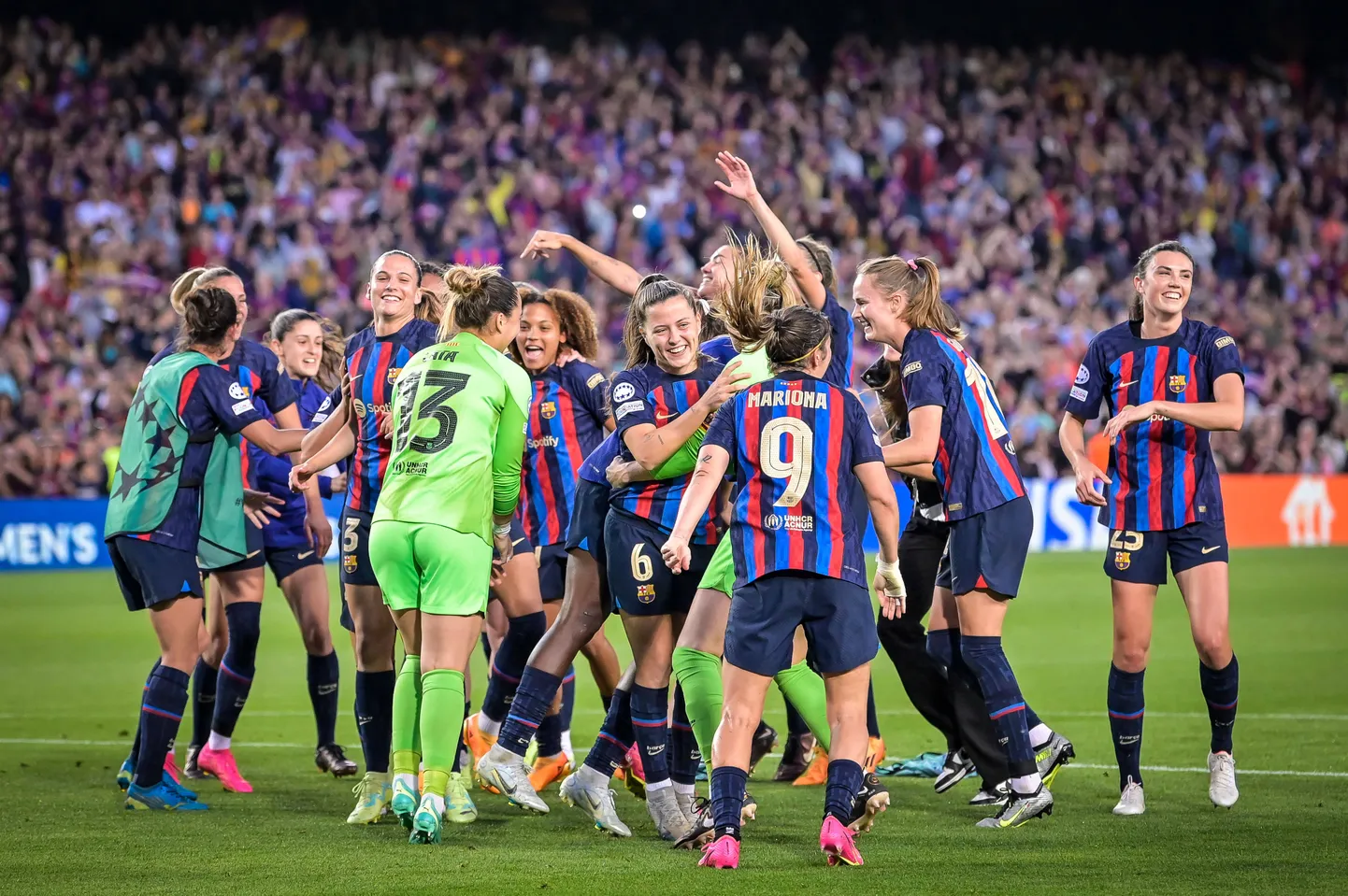Spānijas kluba "Barcelona" futbolistes