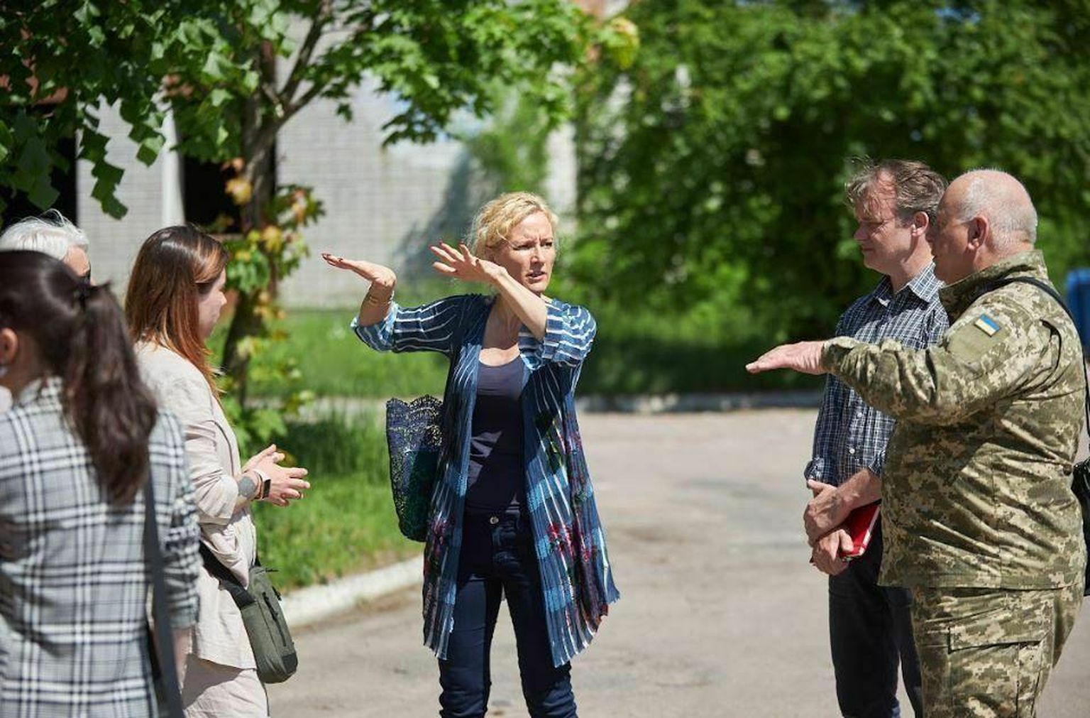 Eesti Rahvusvahelise Arengukoostöö Keskuse tollane tegevjuht Kadri Maasik käis mais Ukrainas olukorraga tutvumas.