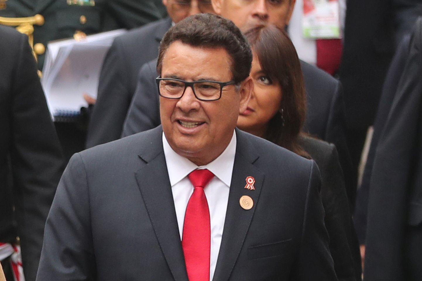 Peruu kaitseminister José Huerta eelmise aasta 28. juulil pealinnas Limas riigi iseseisvuspäeva üritustel.