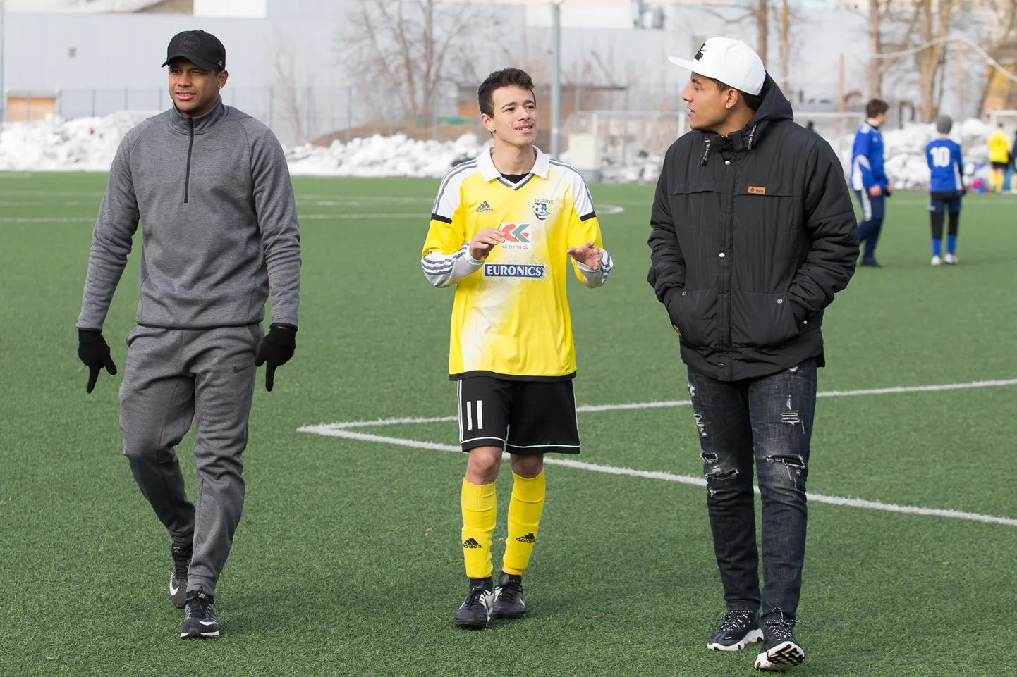 Duvan Mosquera (vasakul) ja Youri Lellis on sel hooajal löönud Eesti esiliigas kahe peale 18 väravat, mis on üle poole JK Järve kõikidest väravatest.