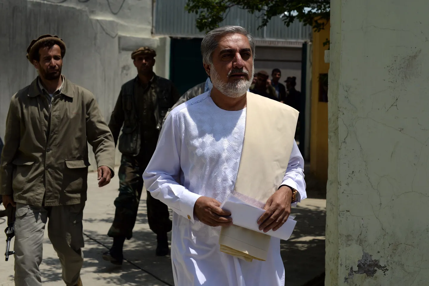 Afganistani presidendivalimiste soosik Abdullah Abdullah.