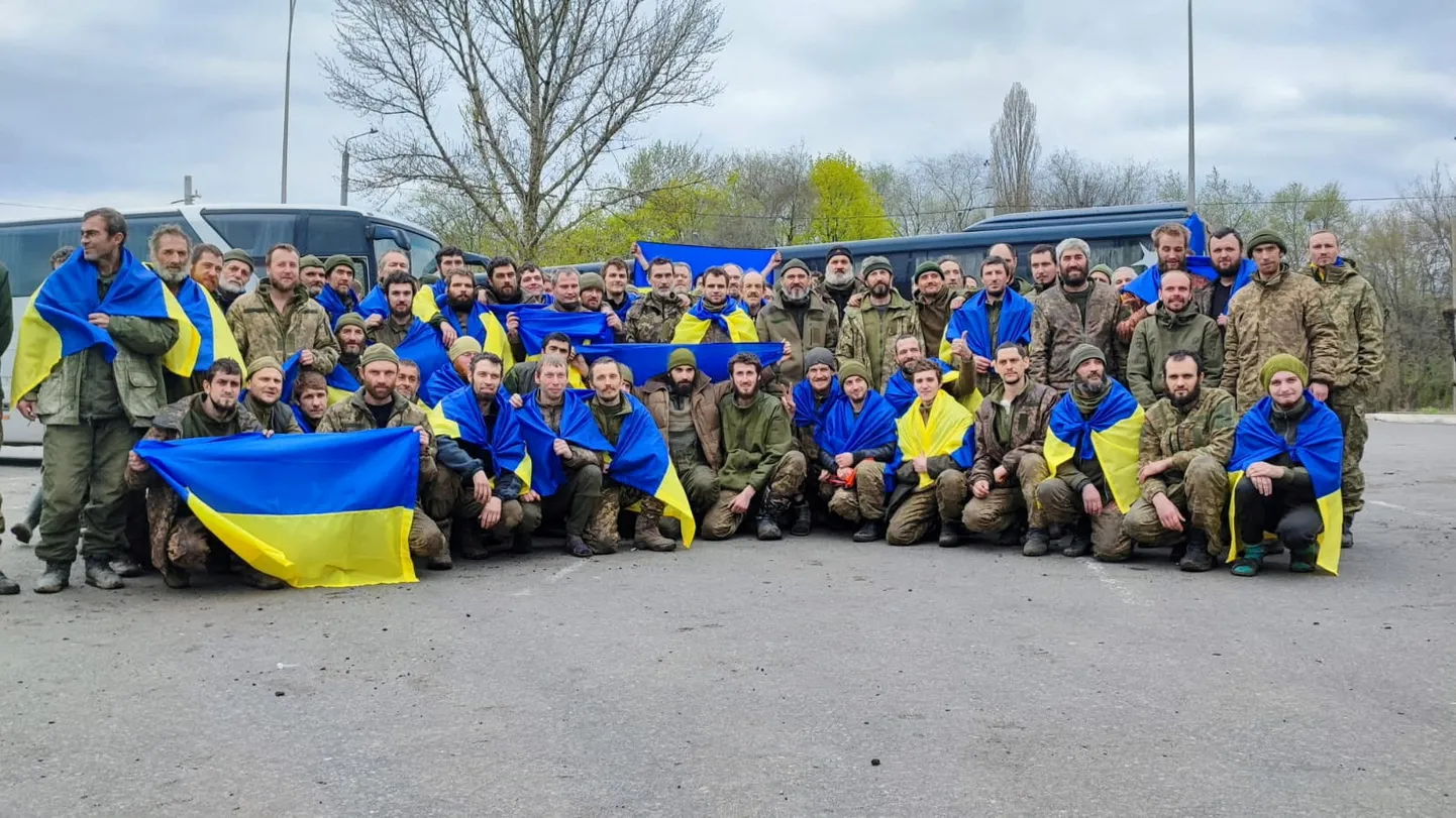 Украинские пленные вернулись домой