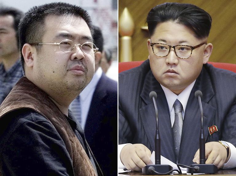 Kim Jong-nam (vasakul) ja Kim Jong-un