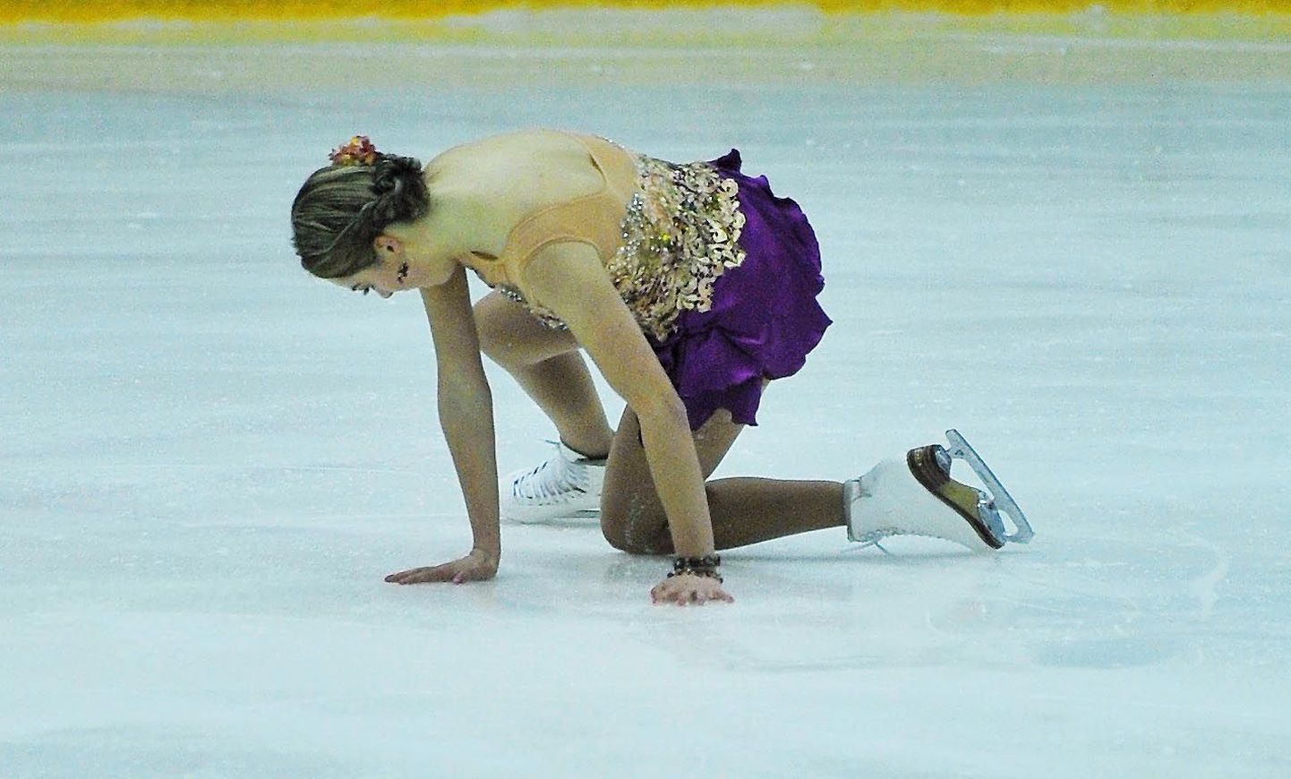 На чемпионате Эстонии Глебовой не повезло.