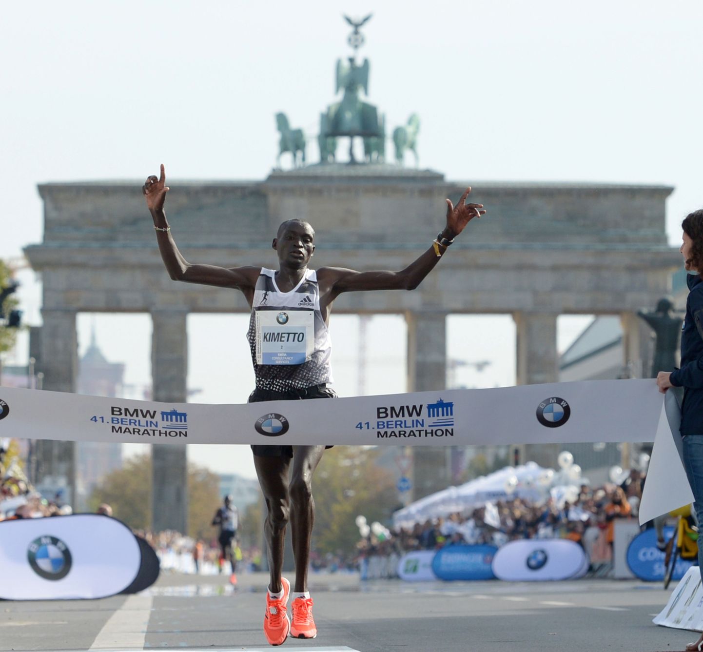 Dennis Kimetto püstitas eelmisel aastal Berliinis maailmarekordi.
