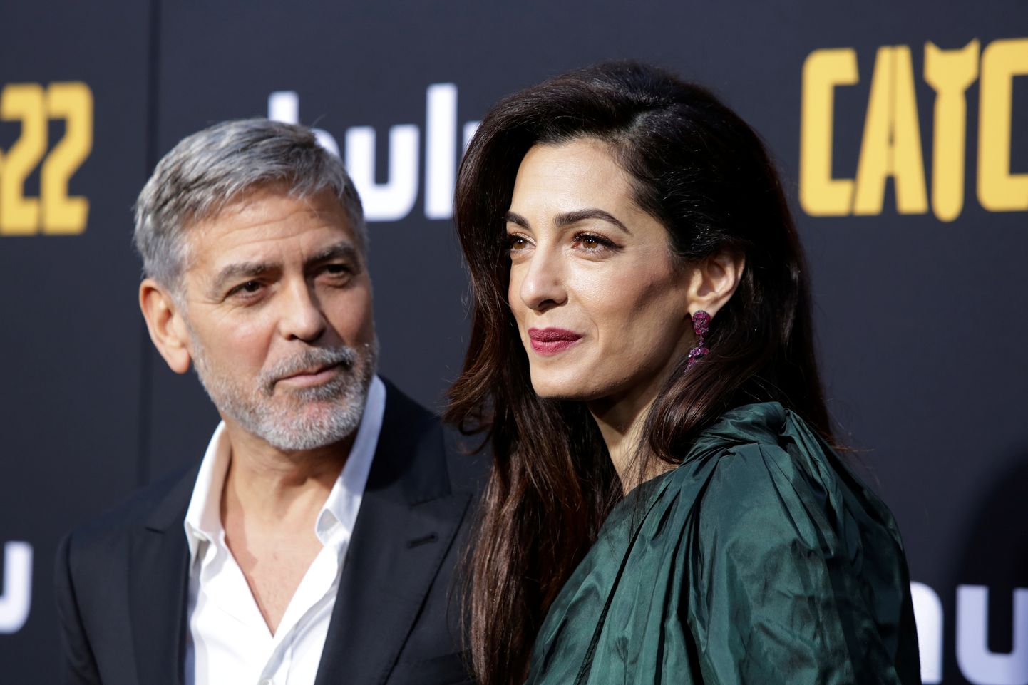 Джордж Клуни с женой Амаль