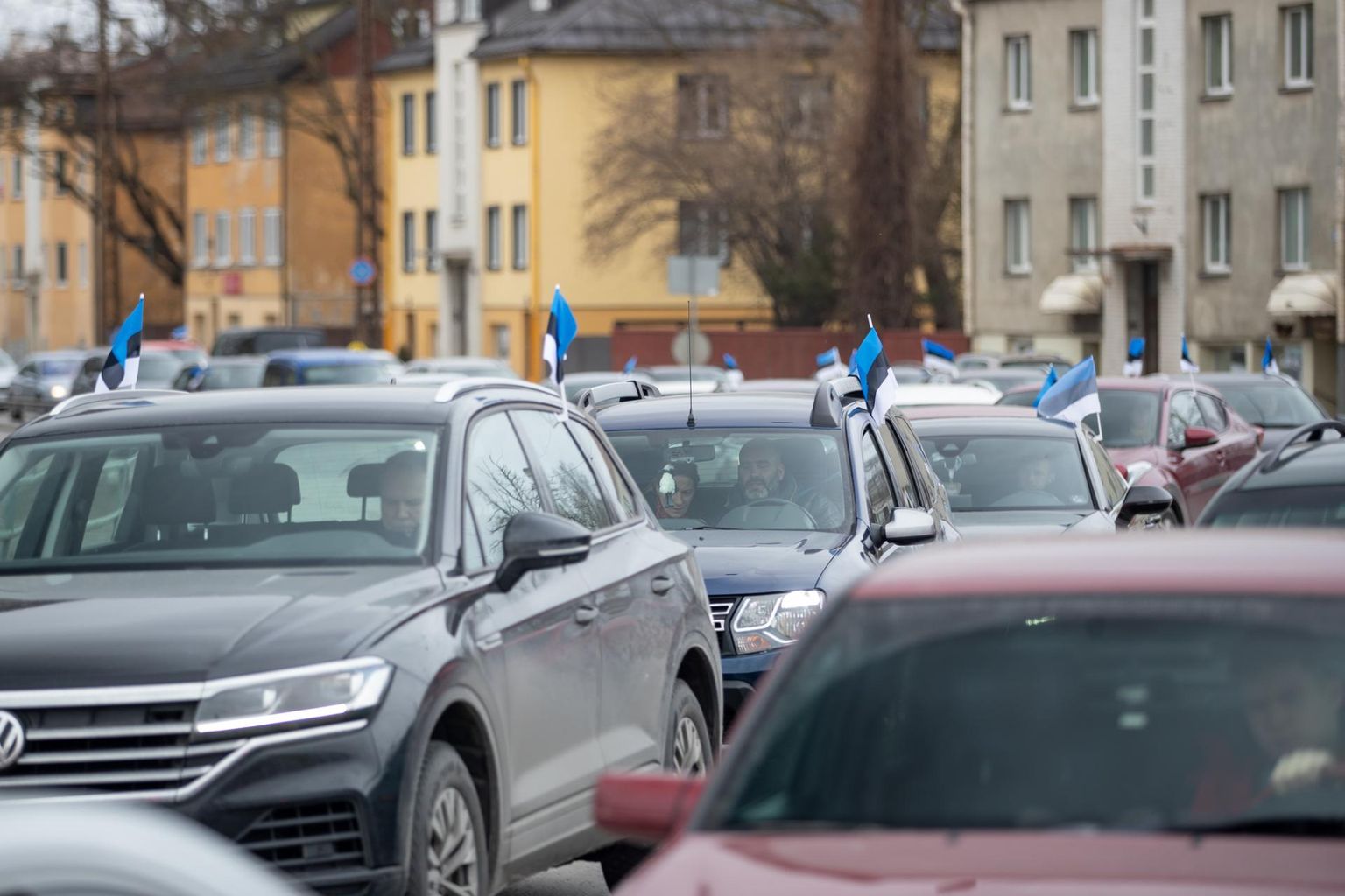 Lippude lehvides rongkäigus sõitmine tekitas hea tunde – nagu rahvas oleks milleski suutnud kokku leppida, ütles Timo.