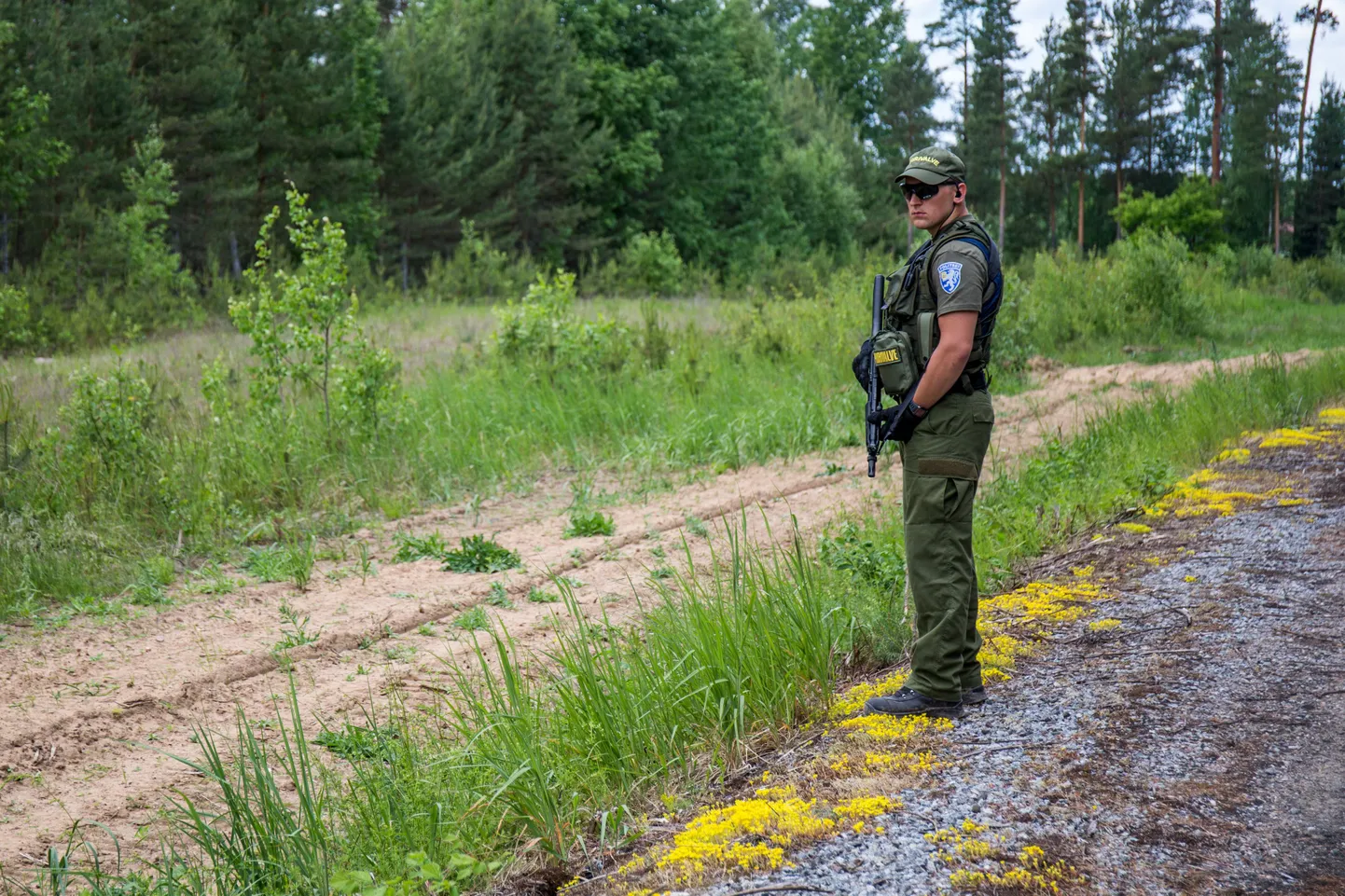 Politsei- ja piirivalveameti töötaja piiril