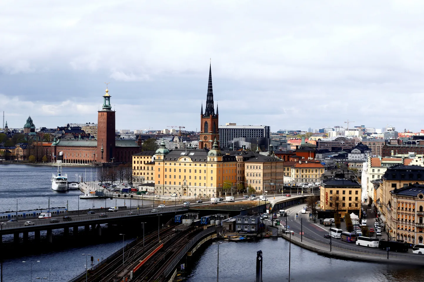 Rootsi kinnisvarafirmade aktsiahinnad on langenud. Pildil on Stockholmi elamud