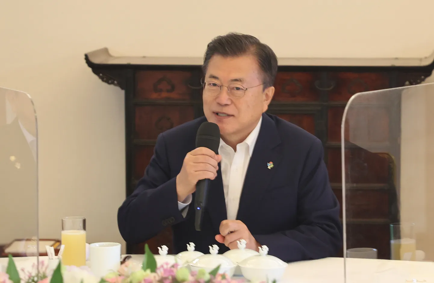 Lõuna-Korea president Moon Jae-in.