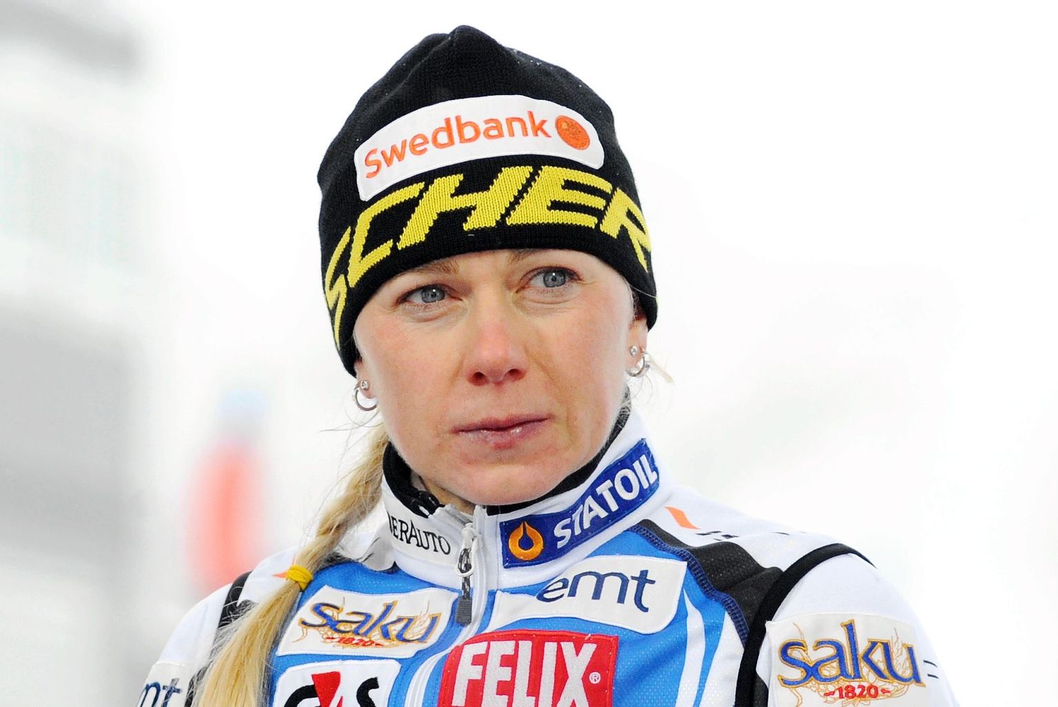 Kristina Šmigun-Vähi 2009. aasta Otepää MK-etapil.