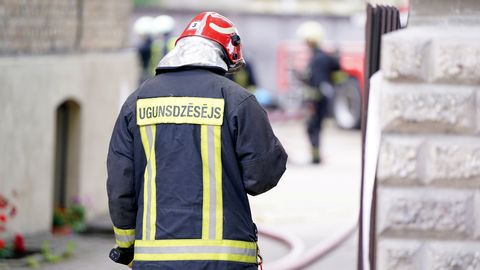 В результате пожара в Риге погиб один человек