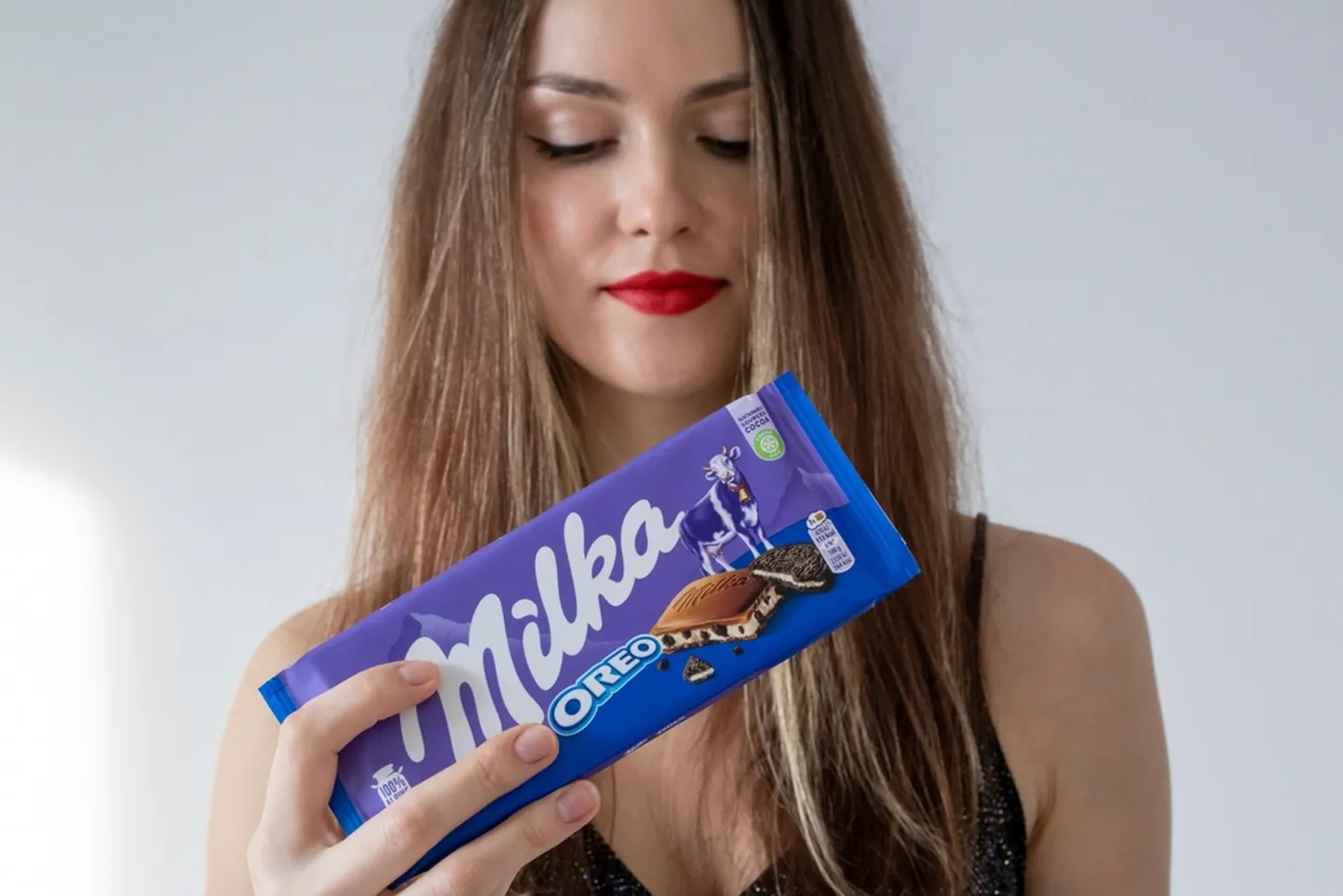 Milka šokolaaditahvel. Pilt on illustreeriv.