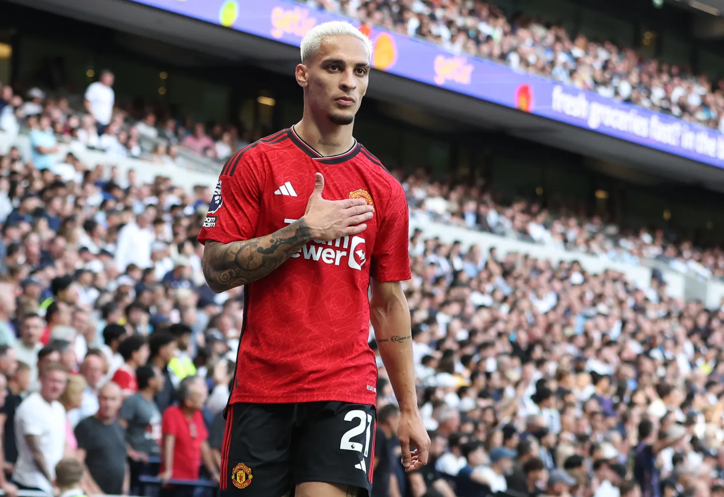 Manchester Unitedi ründaja Antony.