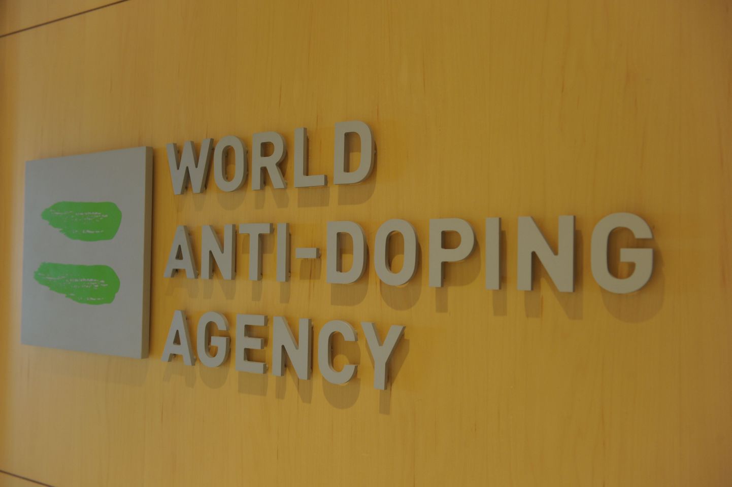 Rahvusvahelise Antidopingu Liidu (WADA) logo.