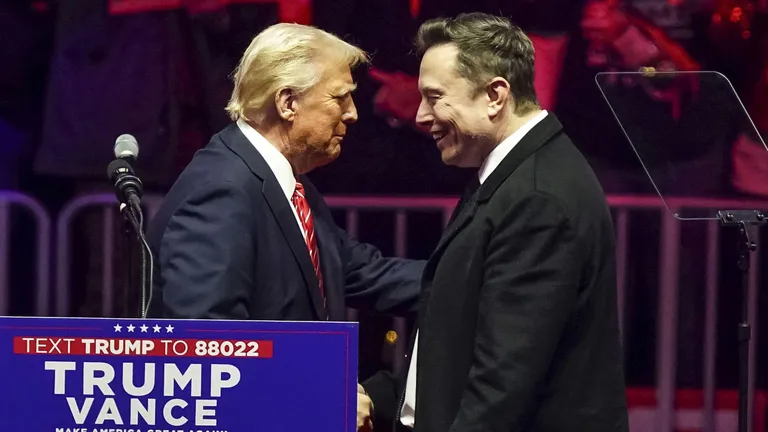 Дональд Трамп и Илон Маск.