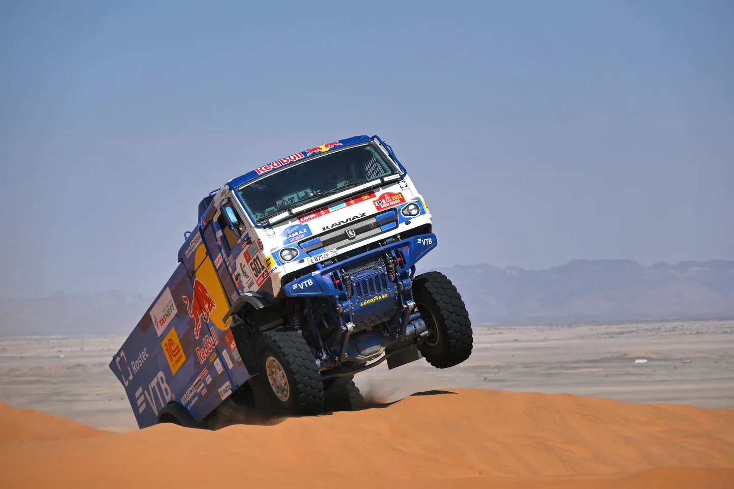 Kamaz Dakari kõrberallil 10. jaanuaril 2022 Saudi Araabias.