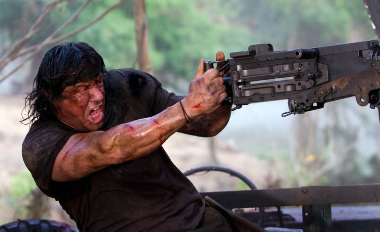 Syvester Stallone 2008. aasta filmis «Rambo»