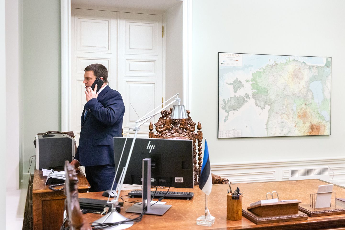 Peaminister Jüri Ratas rääkis Sanna Mariniga piiriülesest liikumisest