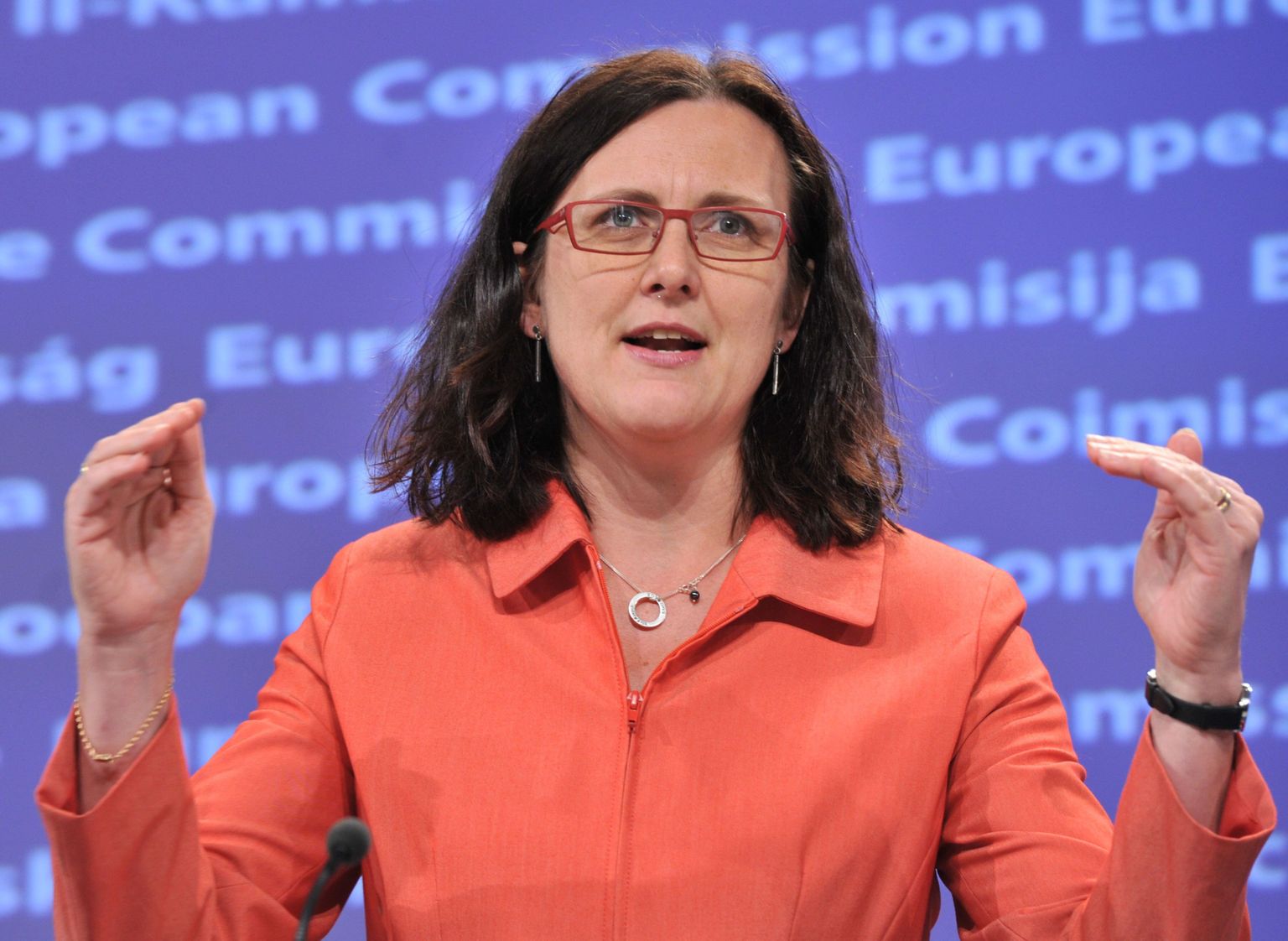 Euroopa Komisjoni siseasjade volinik Cecilia Malmström.