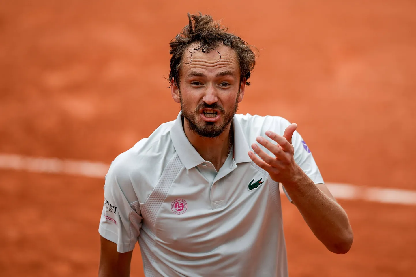 Daniil Medvedev piirdus Prantsusmaa lahtistel avaringiga.