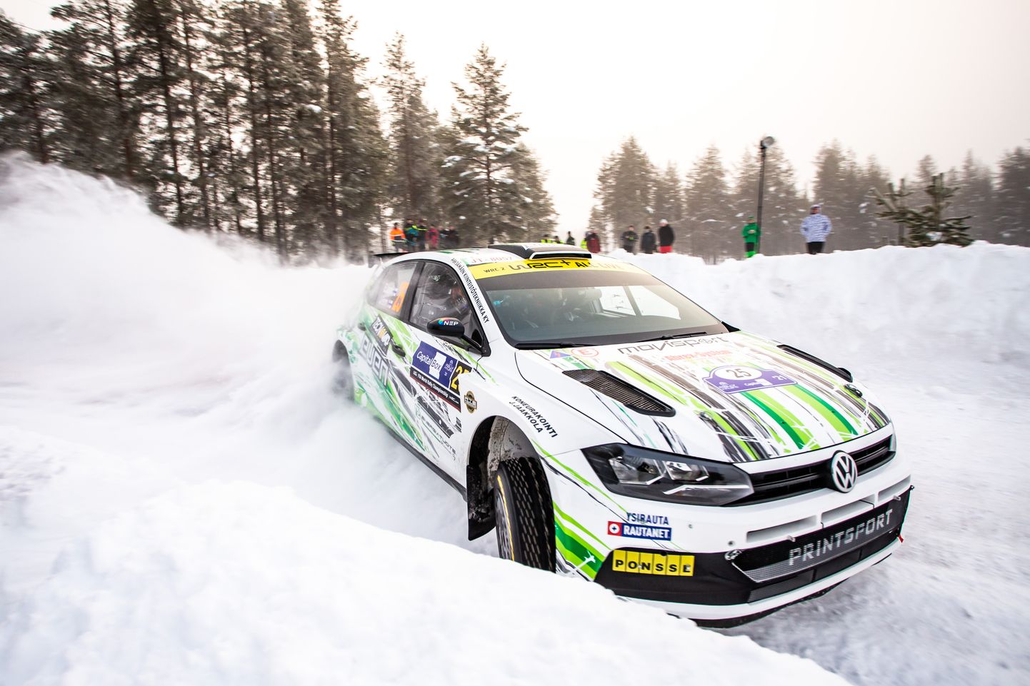 Esapekka Lappi eelmisel kuul sõidetud Arctic Rallyl.