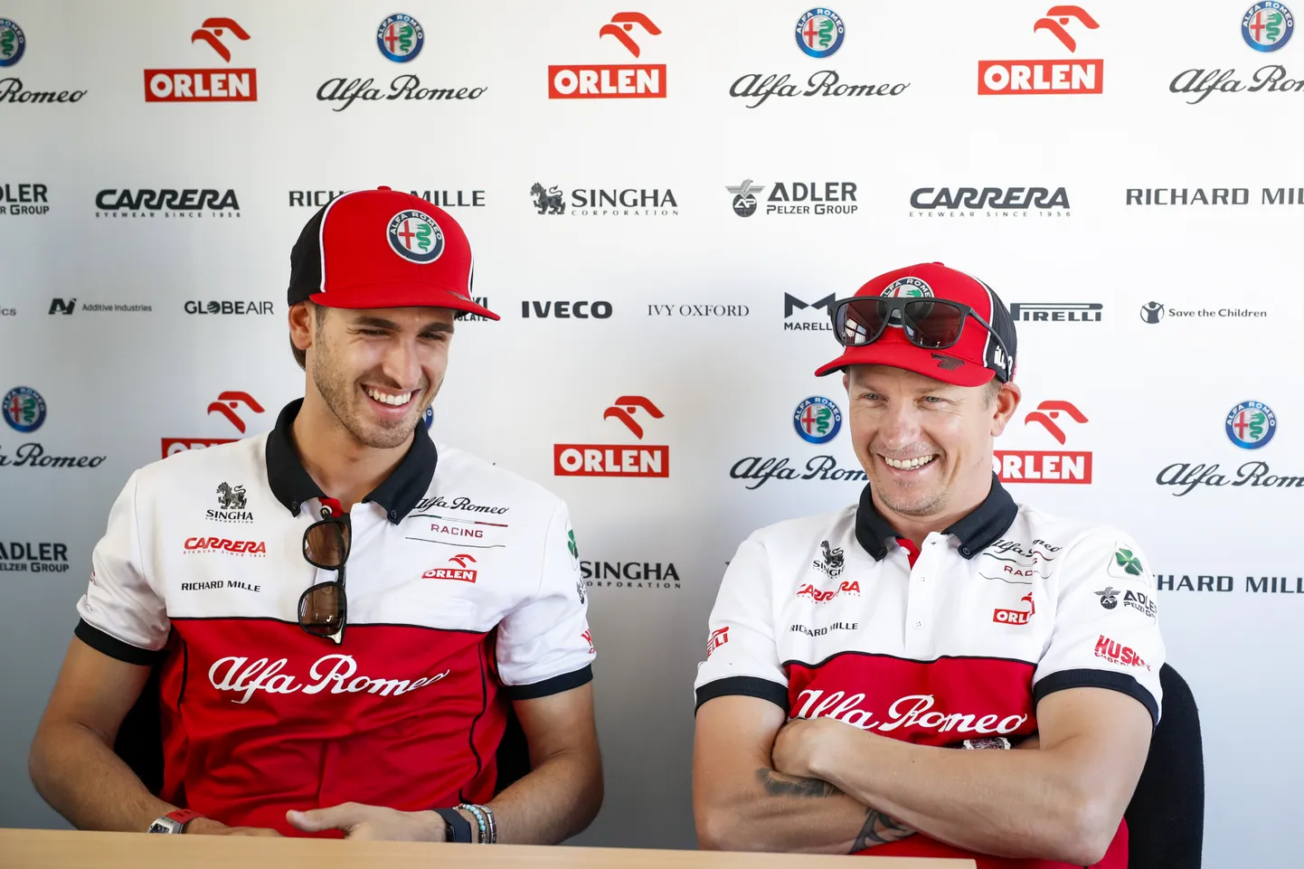 Antonio Džovinaci un Kimi Raikonens