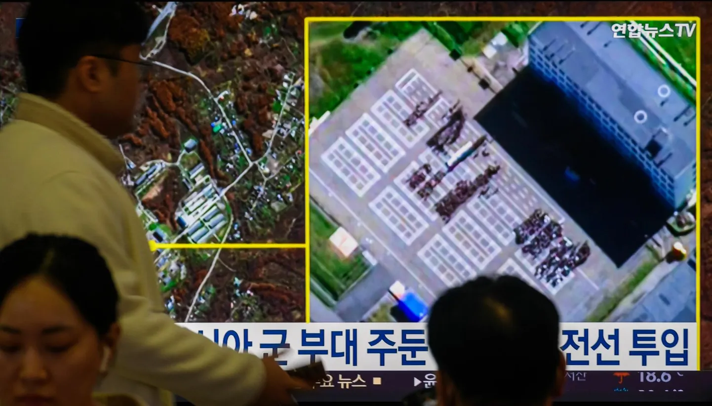 Satelliidifoto Venemaa Ussuriiski sõjaväebaasist, kus antakse väljaõpet Põhja-Korea sõduritele.