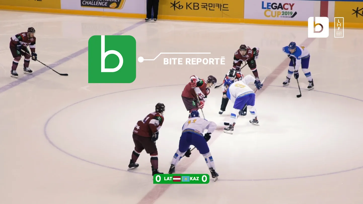 Bites atskats: Latvijas-Kazahstānas spēle Dienvidkorejas turnīrā