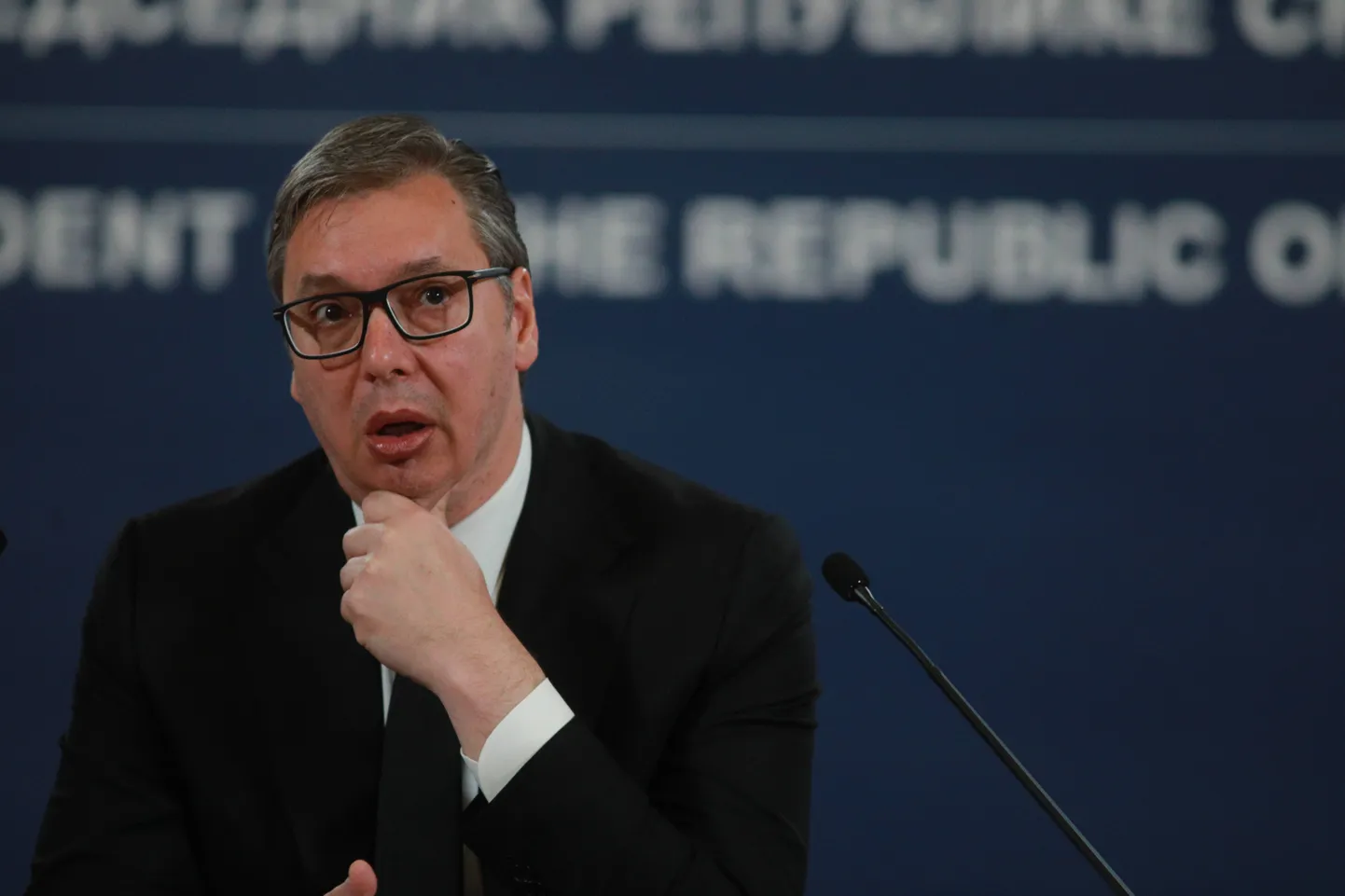 Serbia president Aleksandar Vučić.