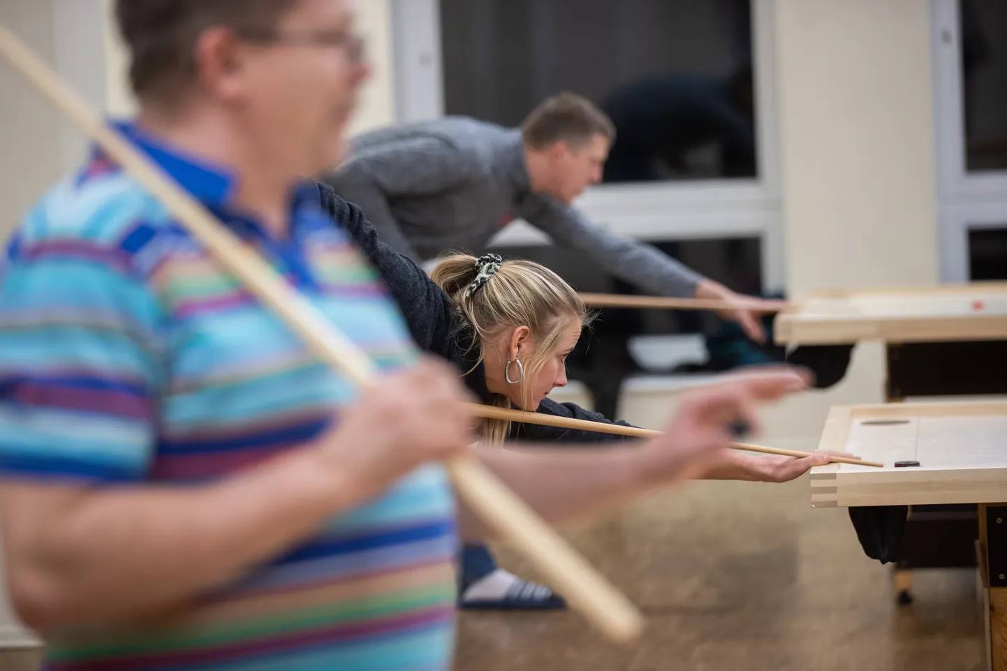 Koroonamängijad Kadrina huvikeskuses.