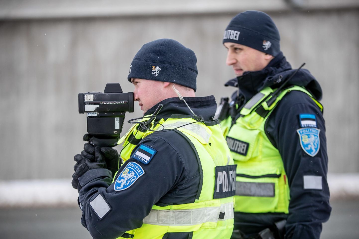 Эстонские полицейские. Иллюстративное фото.