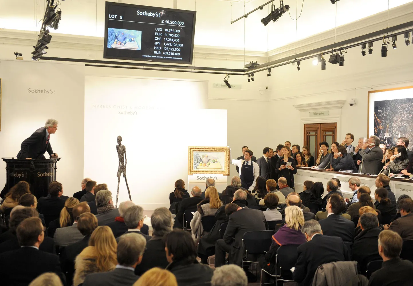 Sotheby´s oksjonimaja oksjon Londonis