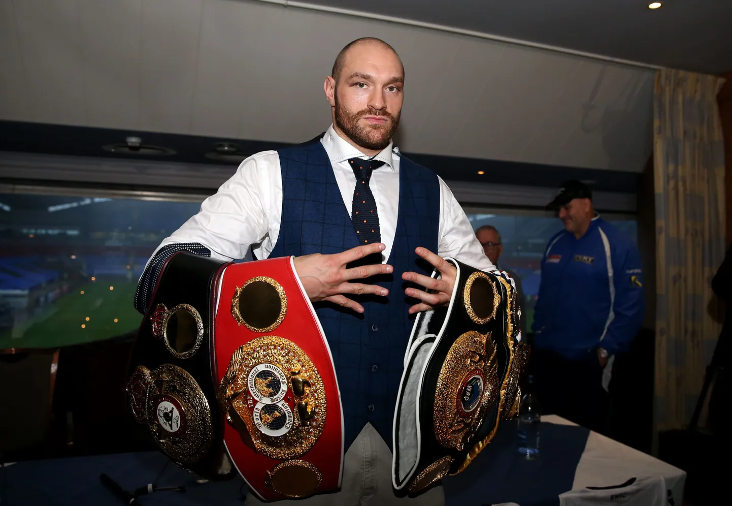 Tyson Fury meistrivöödega, millest ta on praeguseks ilma jäänud.