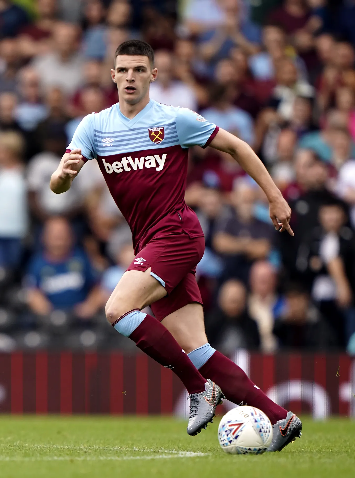 West Ham Unitedi poolkaitsja Declan Rice.