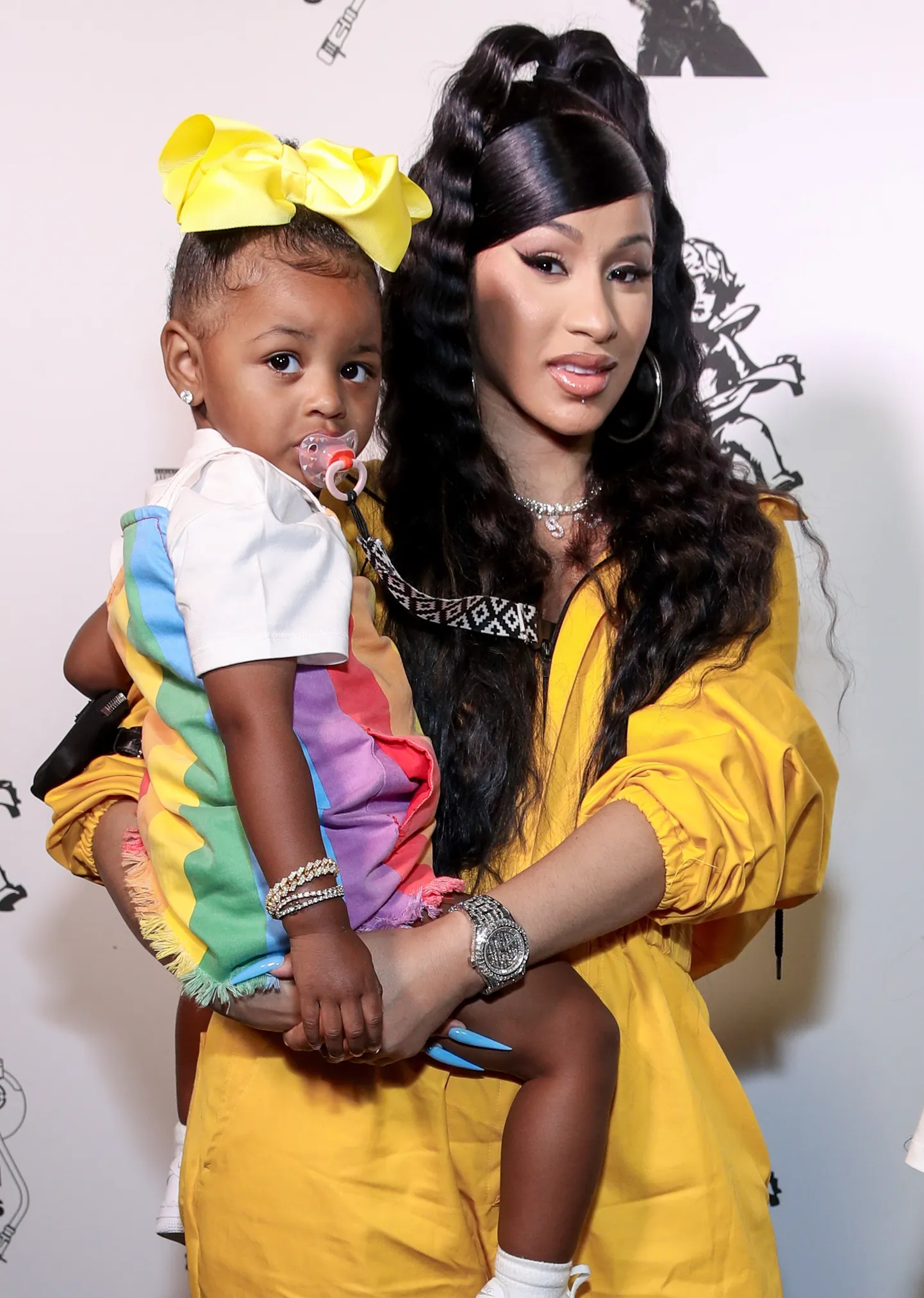Räppar Cardi B koos oma pisitütre, Kulture Kiari Cephusega.