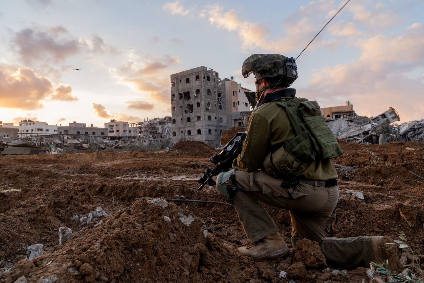 Iisraeli sõdur Gaza sektoris detsembris, 2023. Israel Defense Forces/Handout via REUTERS