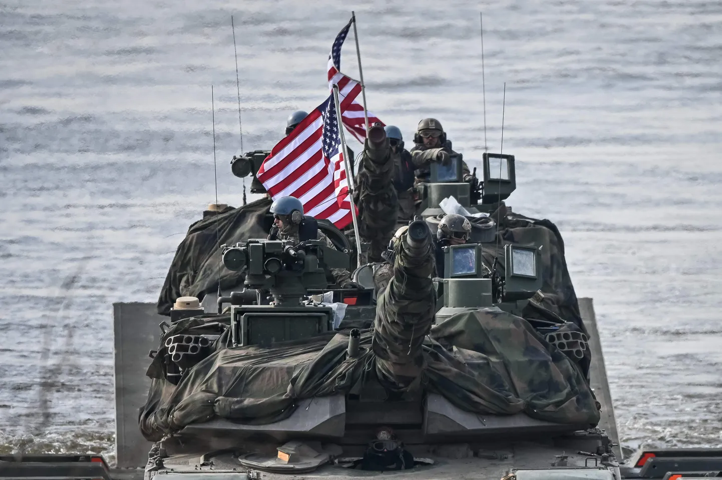 USA sõdurid eelmisel aastal õppusel Poolas Korzeniewos.