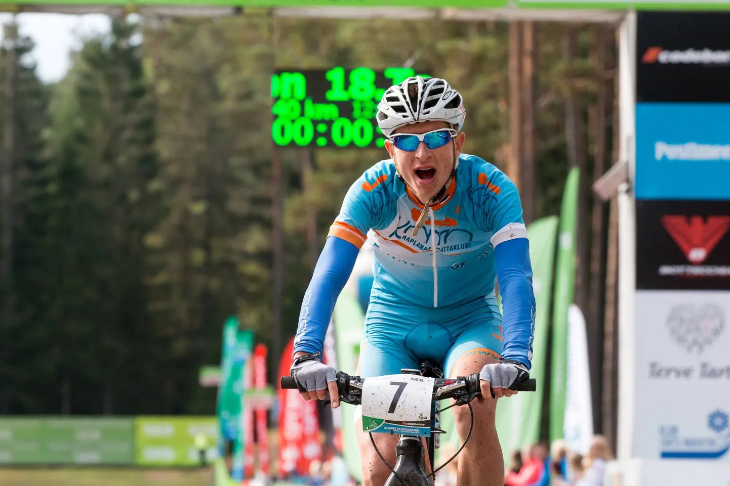Peeter Tarvis eelmise aasta Tartu Rattamaratonil.