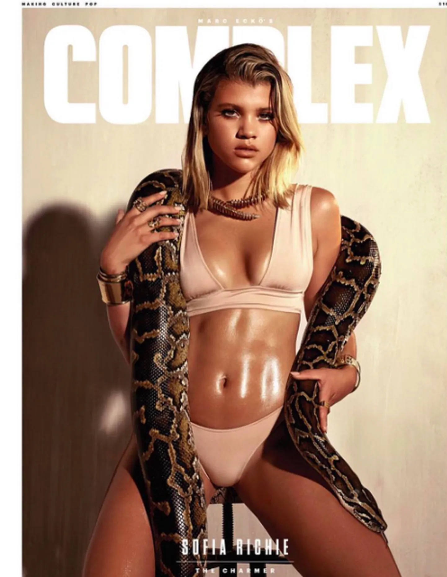 Sofia Richie ajakirja Complex kaanel