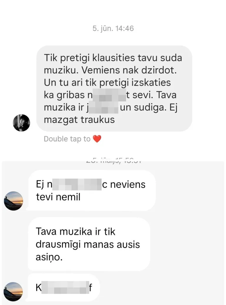 Ekrānuzņēmums no STIRNAs sarakstes