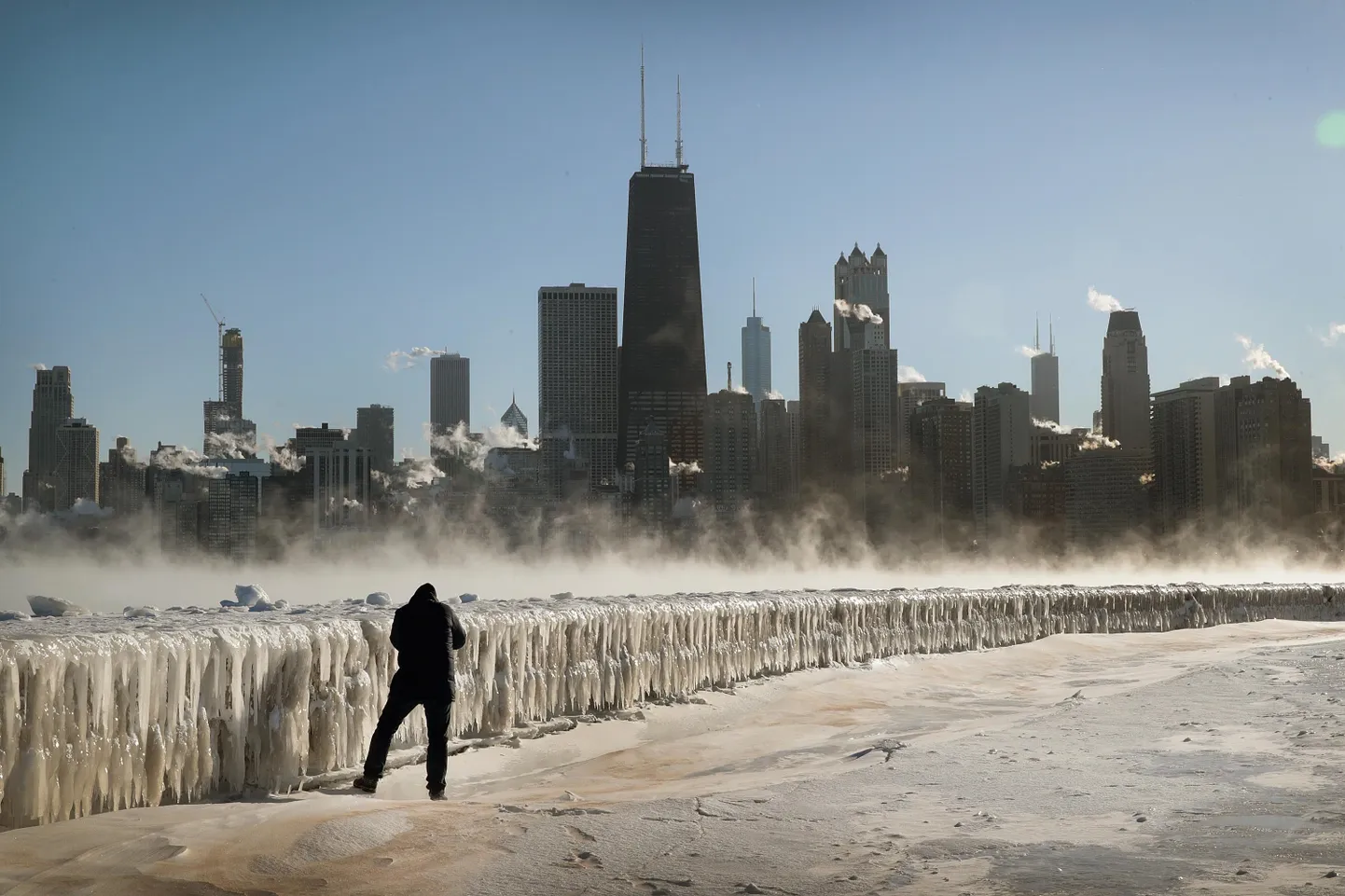 Jäätunud Chicago.