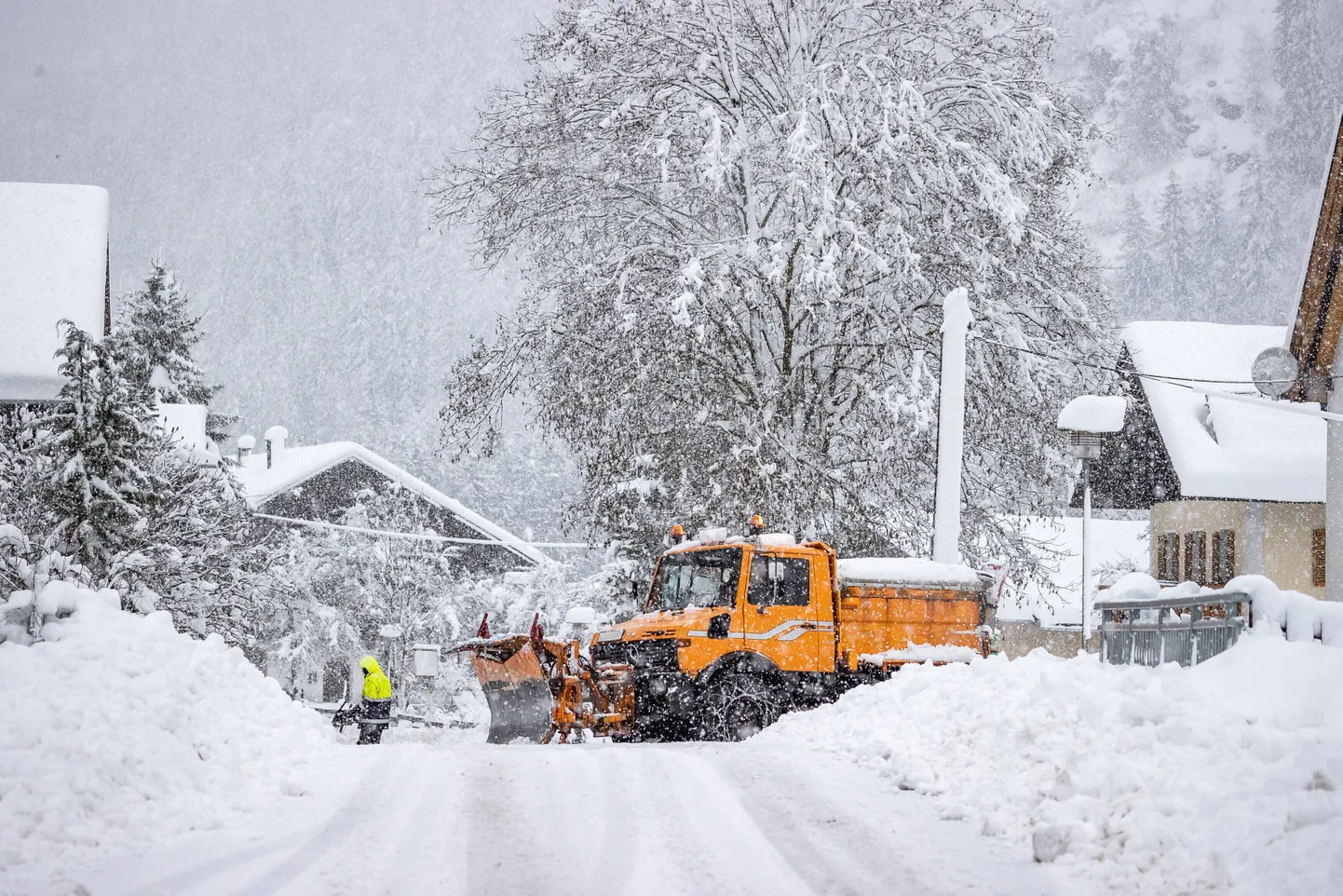 Austriat tabas nädalavahetusel tugev lumetorm.