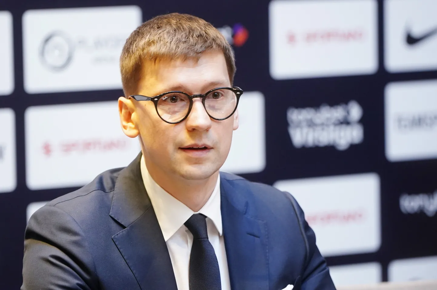Biedrības  "Latvijas Futbola Virslīga" valdes priekšsēdētājs Maksims Krivuņecs